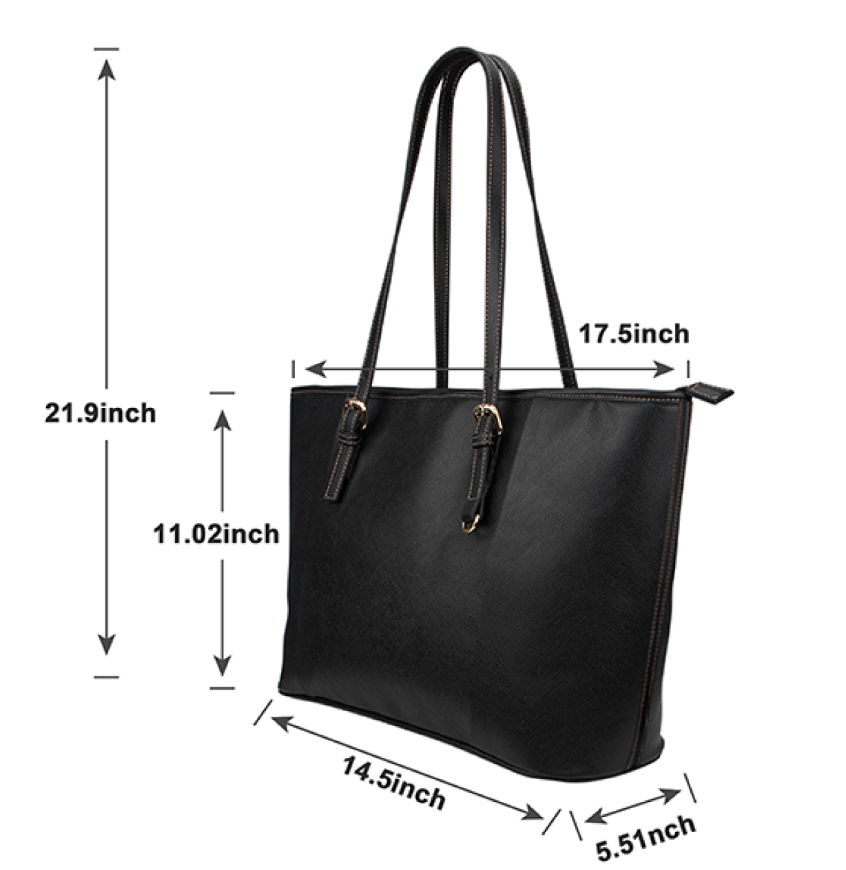 Customize Leather Tote Bag/Large