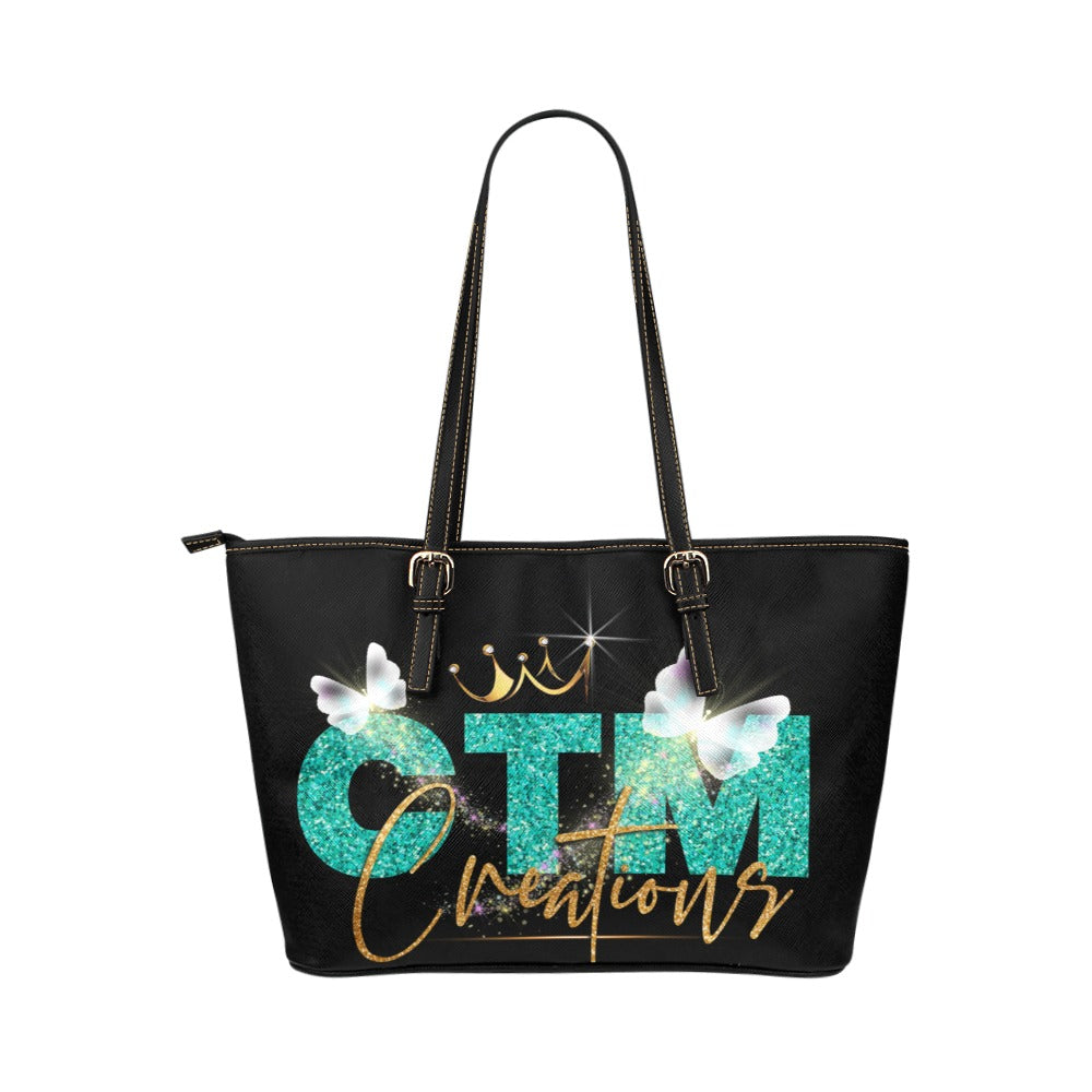 Customize Leather Tote Bag/Large
