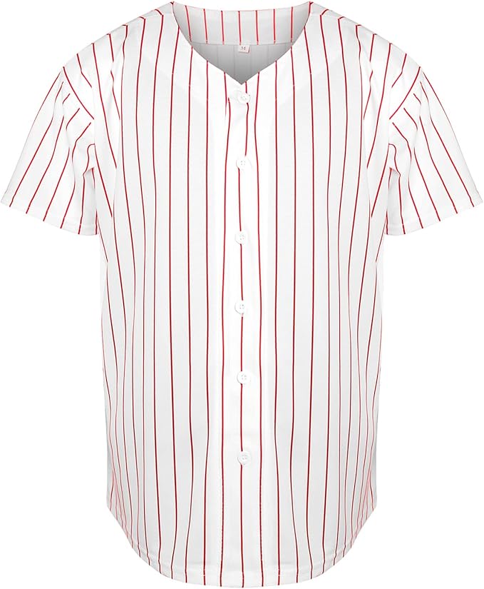 Baseball Jersey Button Down Shirts