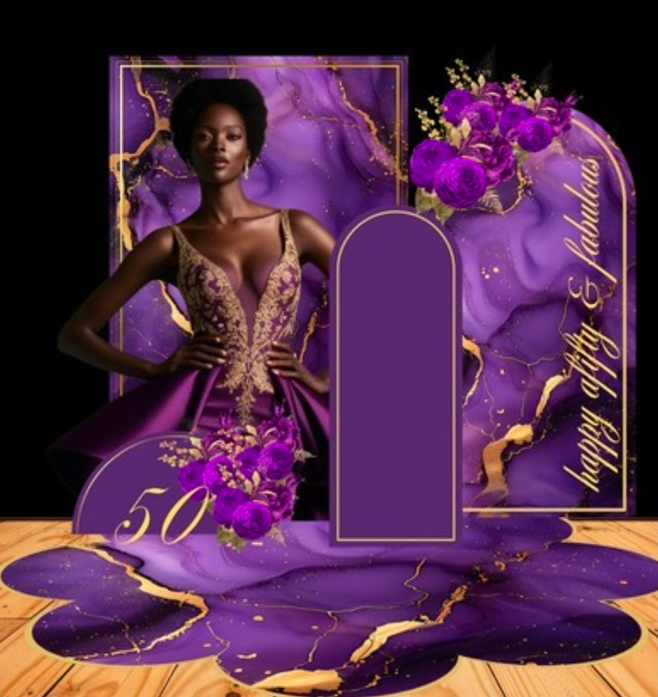 8 feet Arch Wall cut out