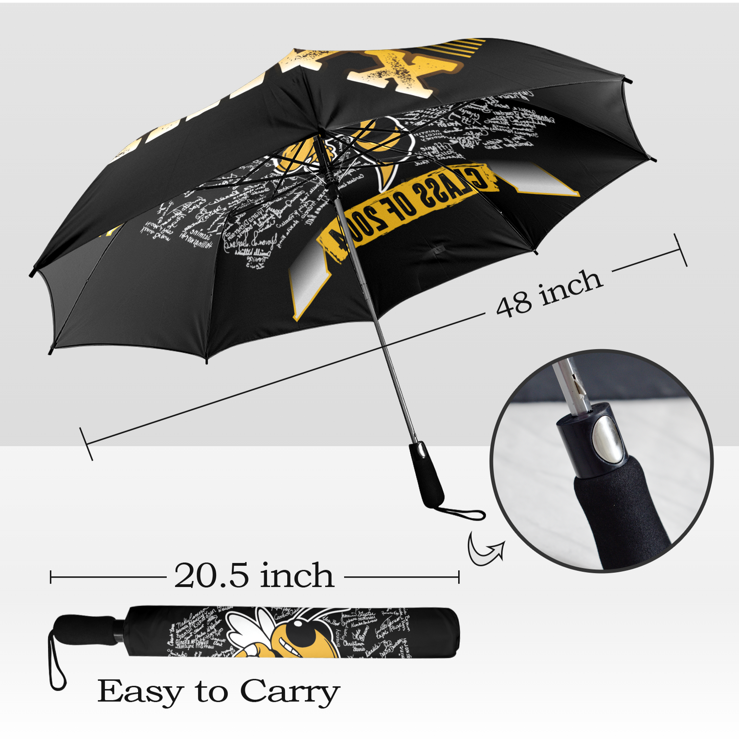 Semi-Automatic Foldable Umbrella