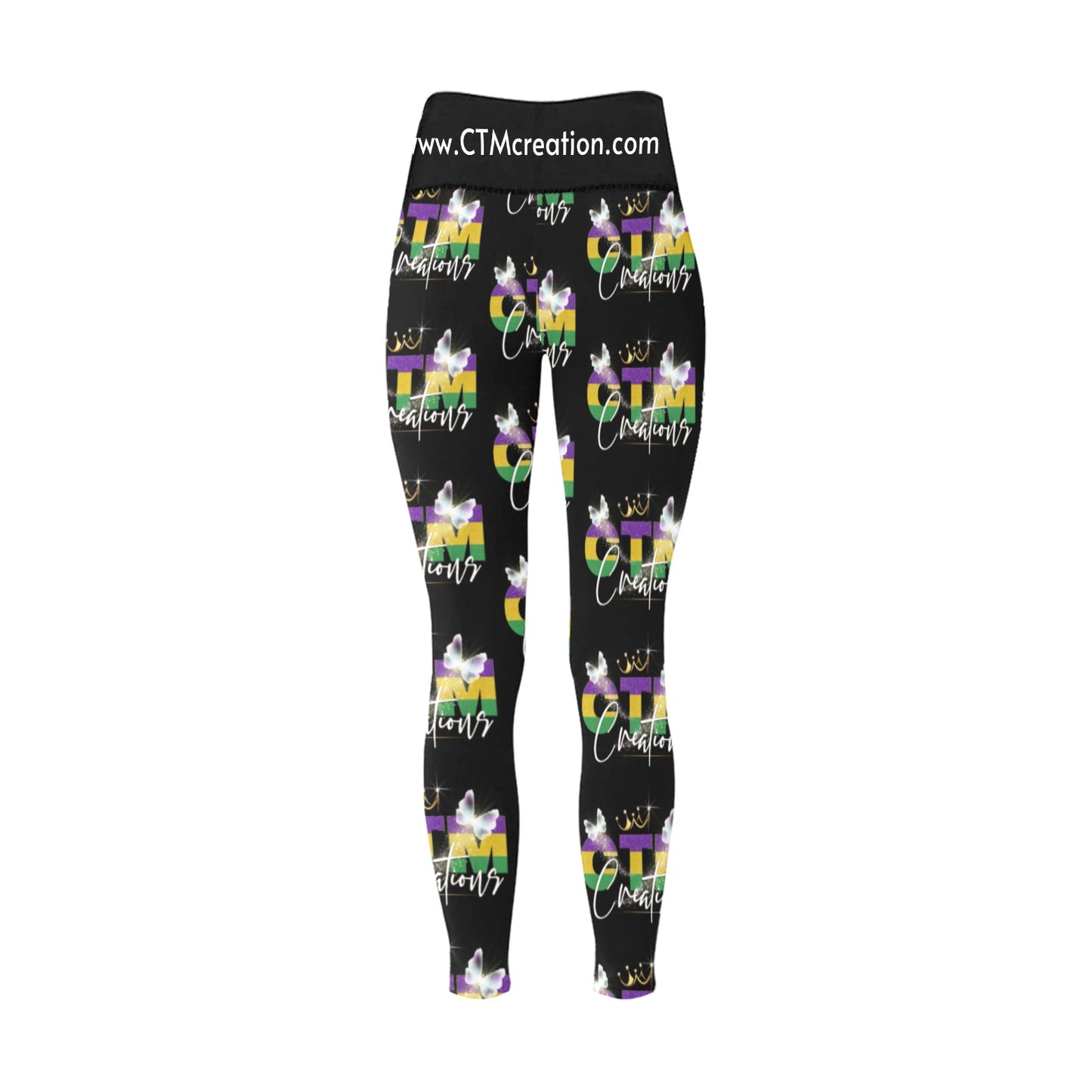 Women's All Over Print High-Waisted Leggings